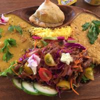 Monday's Indian food special at a'a Roots Health Cafe in Lahaina