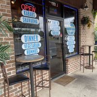Outside Seating at True Blue Mediterranean Cafe in Emmaus
