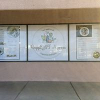 Outdoor menu display at VeggiEAT - Henderson in Henderson