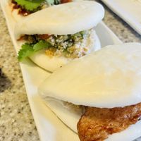 BBQ ‘pork’ bao buns delicious!  at VeggiEAT - Henderson in Henderson