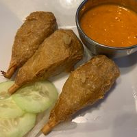 Buffalo wings- sauce was incredibly spicy at VeggiEAT - Henderson in Henderson