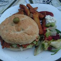 Peace Burger at Wulbert's Cafe in Dresden