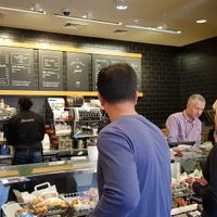 The counter at Pret A Manger - Earls Court in South West London