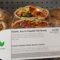 Vegan sandwich at Pret A Manger - Earls Court in South West London