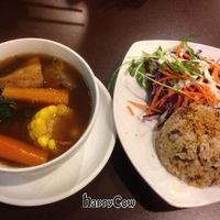 vegan set at New Green Pasture Cafe 新绿园 in Central Singapore