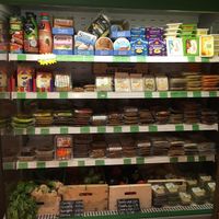 Vegan deli  at BioBarri in Barcelona