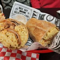 buffalo chicken wrap at House of Flavor in Bayonne