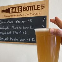 Barebottle Pineapple Pirate Punch at Chisme Cantina in San Francisco