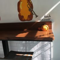 Cute Halloween decors at Chisme Cantina in San Francisco