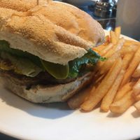 Veggie burger BLT at Tip and Sip Cafe in Barrie