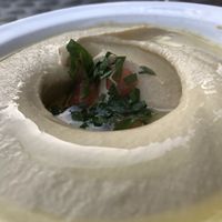 Hummus at Fenicia Vegetaria in Barcelona