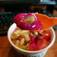 Dragon Bowl  (ask for no honey or bee pollen to make it vegan) at Vitality Bowls in Peachtree City