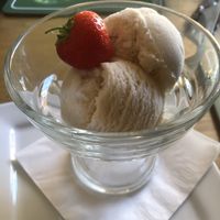 Ice cream  at Angarrack Inn in Hayle