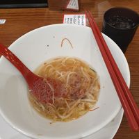 Whops I almost finished it, it was the (only) vegan ramen 1420 YEN at Kyushu Jangara Ramen - Seibu Ikebukuro in Tokyo