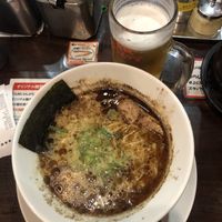 Garlic ramen   at Kyushu Jangara Ramen - Seibu Ikebukuro in Tokyo