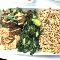 The tahini sauce will rock your world.  at Vessel Kitchen in Park City