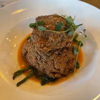  Chicken fried portobello mushroom! So unusual and delicious at Twisted Fern in Park City