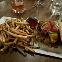 nashville hot maitake sandwich  at Twisted Fern in Park City