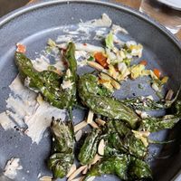 Blistered Shishito Peppers  at Twisted Fern in Park City