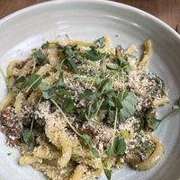 Bucatini with Mushrooms   at Twisted Fern in Park City