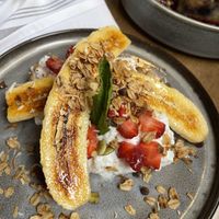 Coconut Rice Pudding with fruit   at Twisted Fern in Park City