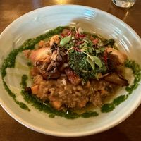 Some kind of mushroom risotto at Twisted Fern in Park City