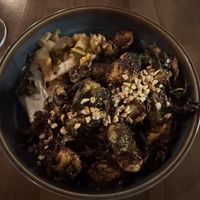 Crispy Brussels sprouts   at Twisted Fern in Park City