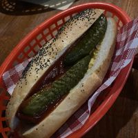 Chicago Dog (vegan option) at Tippler's Tap in South Brisbane