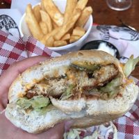 Vegan chicken burger  at Tippler's Tap in South Brisbane