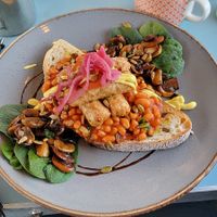 Vegan hangover at The Bus Cafe in Margate