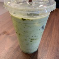 Matcha latte…good but doesn’t come sweetened. at Superfruit Republic in Denver
