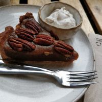 Pecan pie at mymuybueno Deli in Mallorca