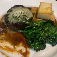 Mushroom steak - not as good as it used to be  at Green Man's Arms in Carlton