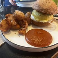 gf burger  at Green Man's Arms in Carlton
