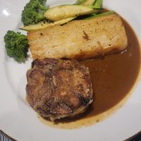 Mushroom eye fillet at Green Man's Arms in Carlton