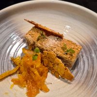 Almond mousse cake (good but not my fav) at Green Man's Arms in Carlton