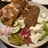 “Chorizo” Focaccia Platee  at Green Man's Arms in Carlton