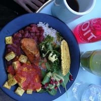 Vegan Rancheros at Republique of Coffee in Paris