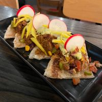 Pulled jackfruit tacos at Atticus Finch in Rotorua