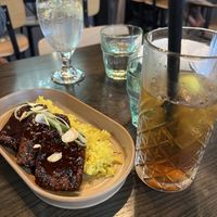 Sesame Crusted Tofu Steaks  at Atticus Finch in Rotorua