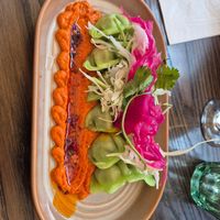 Vegan dumplings at Atticus Finch in Rotorua