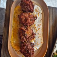 Onion barji at Atticus Finch in Rotorua