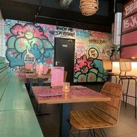 indoor seating  at Vegan Junk Food Bar - De Pijp in Amsterdam