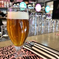 Vegan Unicorn pale ale at the bar   at Vegan Junk Food Bar - De Pijp in Amsterdam