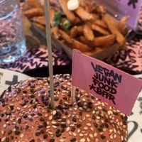 The Daddy Burger. at Vegan Junk Food Bar - De Pijp in Amsterdam
