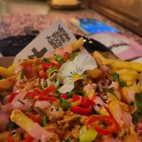 Loaded Fries at Vegan Junk Food Bar - De Pijp in Amsterdam