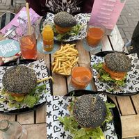 Delicious burgers at Vegan Junk Food Bar - De Pijp in Amsterdam