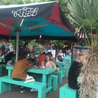 Terrace at Vegan Junk Food Bar - De Pijp in Amsterdam