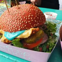 The Daddy Burger at Vegan Junk Food Bar - De Pijp in Amsterdam