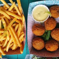 Classic Bitterballen at Vegan Junk Food Bar - De Pijp in Amsterdam